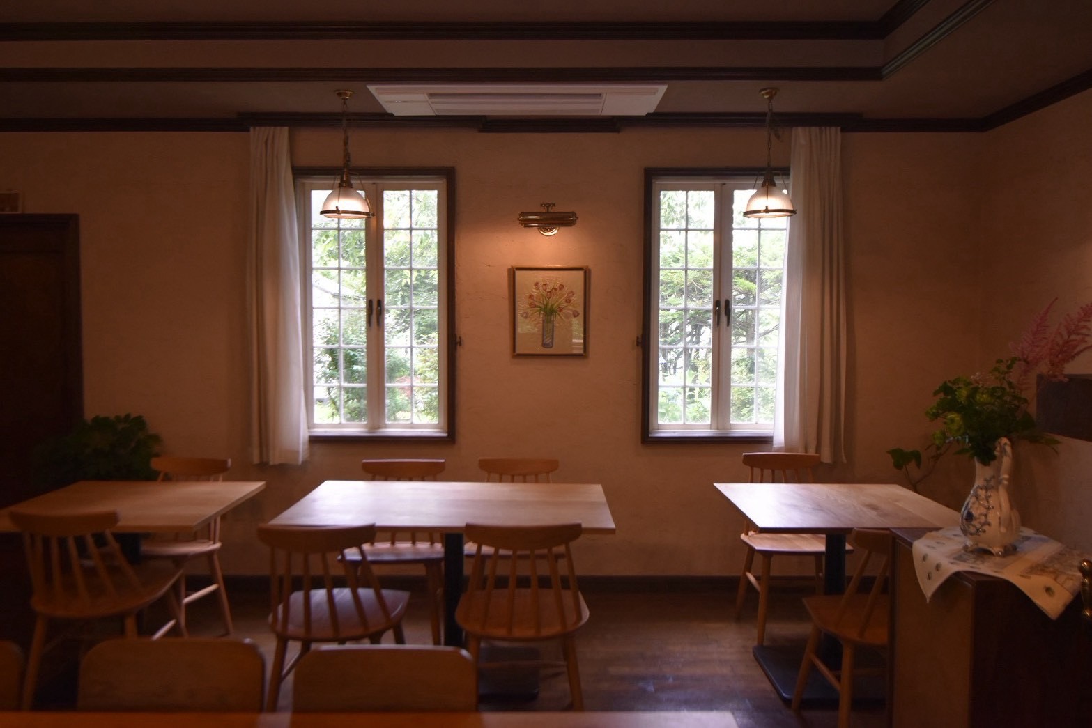 The dining room at Sarrasin, Kusatsu